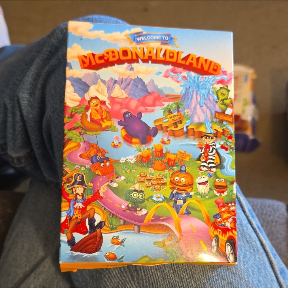 McDonald's McDonaldland Booklet & Box Fast Food Premium Collectible 2025